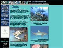 Tablet Screenshot of divingwithbill.com